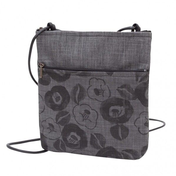 墨/備長炭染 2Pポシェット 椿