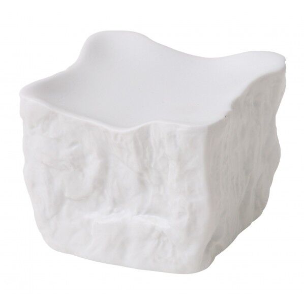 岩石 キューブ 白マット