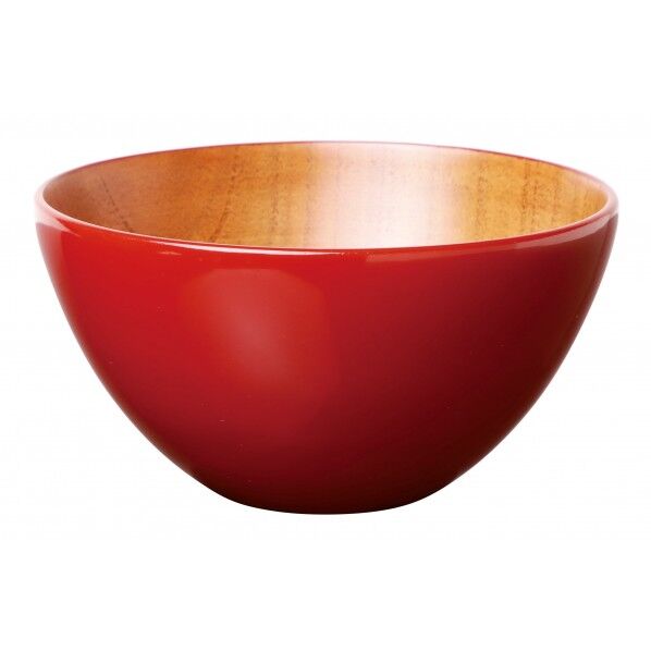いろどり ボウル 赤