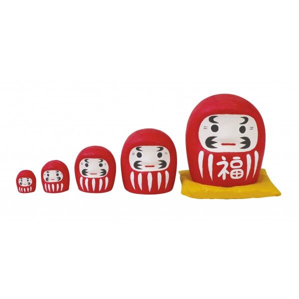 はりこーシカ だるま(赤)