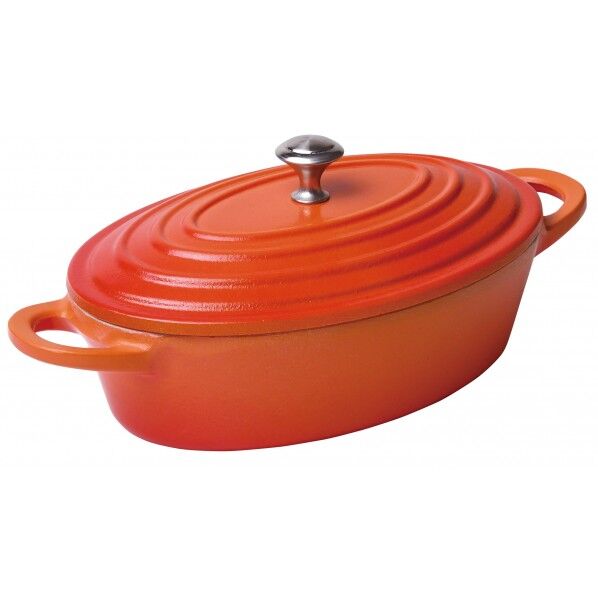 健康料理鍋 オーバル オレンジ