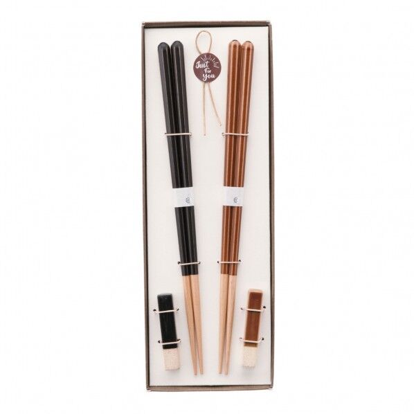 Haze 箸置き揃え・BKxBR