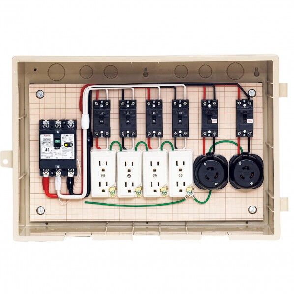 屋外電力用仮設BOX