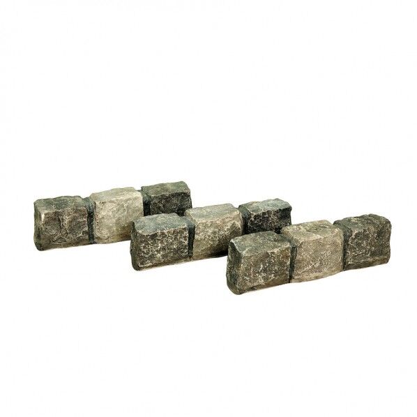 グラスファイバー ストーン三連フェンス 43型 ストレートタイプ (430×90×高サ130mm) 1個