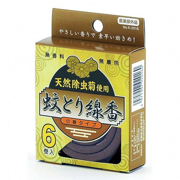 天然蚊とり線香小巻タイプ
