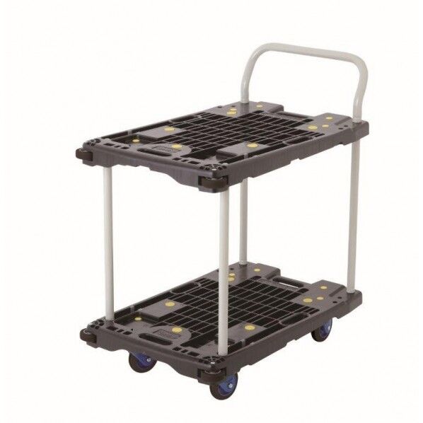 ゴールドキャリー 樹脂運搬車 2段式片ハンドル 積載荷重200kg GCP-214-P