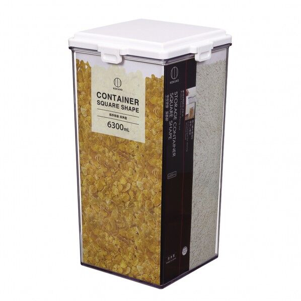 保存容器四角型6300mL
