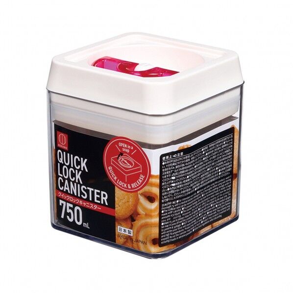 クイックロックキャニスター 750mL ヒﾟンク