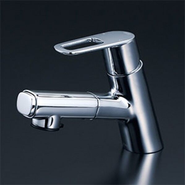 シングルシャワー付混合栓(eレバー)