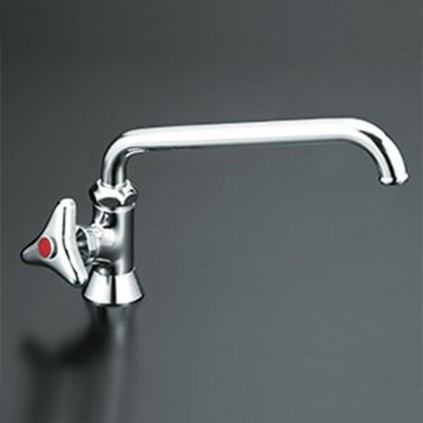 K16NDVLR30 立形自在水栓(左ハンドル)300mmパイプ付