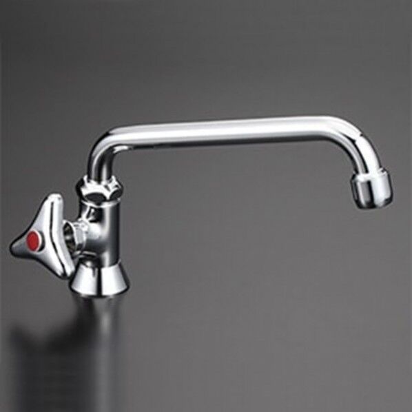 K16NDVLFR24 立形自在水栓(左ハンドル)240mmパイプ付.泡沫付