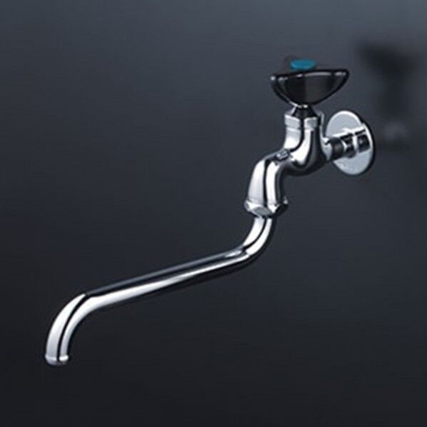 K3L 青キャップ付 自在水栓(樹脂ハンドル仕様)