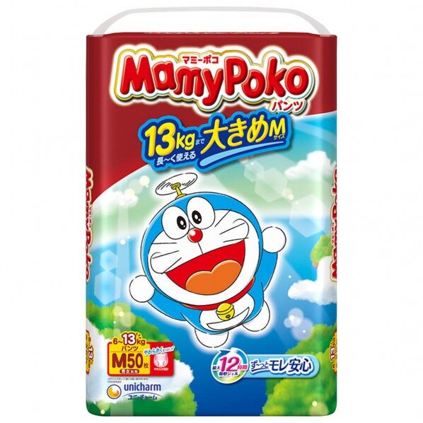 マミーポコ パンツM50枚ドラえもん #12902 50個