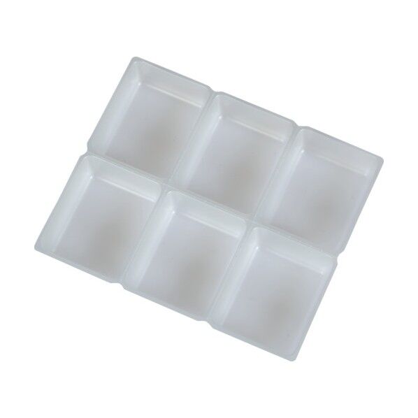 PPトレー 角 ミシン目付き 6マス 51X66 PPTSM-51X66 20枚