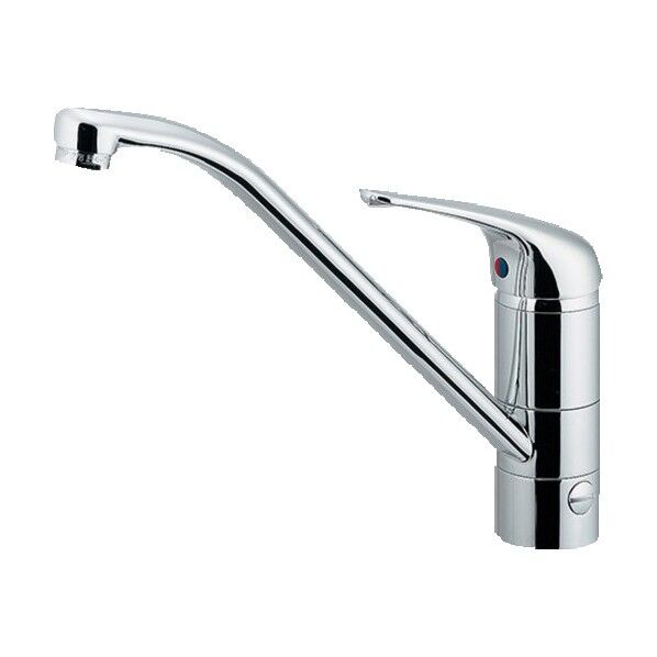 シングルレバー混合栓(分水孔つき)