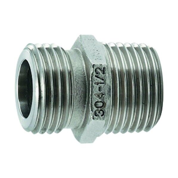 フレキパイプ用ニップル(ステンレス) 613-785-13 1点