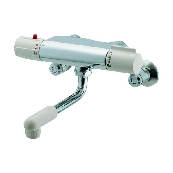 サーモスタット混合栓 メタル・白(ホワイト) 173-242 1点