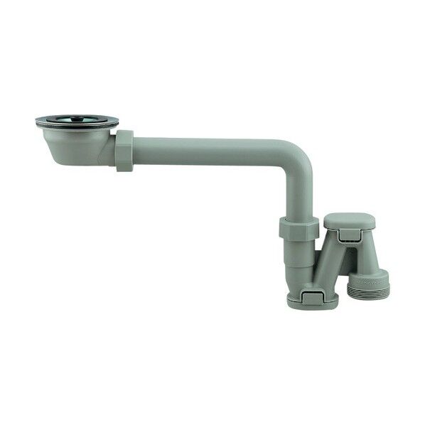 カクダイ 流し台薄型トラップ 453-013 1個...