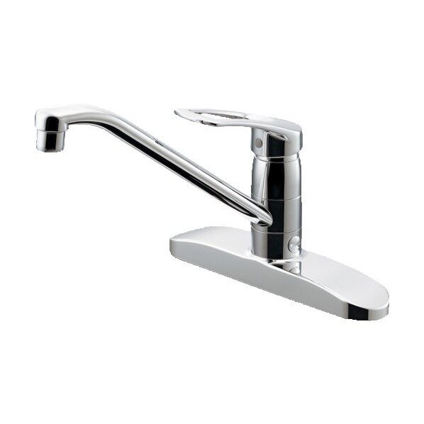 シングルレバー混合栓 分水孔つき 116-111