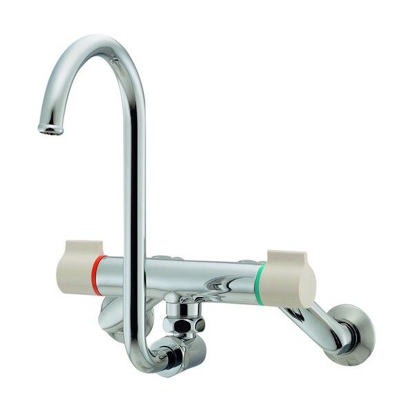 2ハンドル混合栓 折りたたみ式