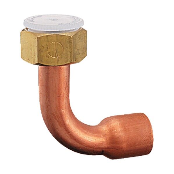 ナットつき銅管エルボ