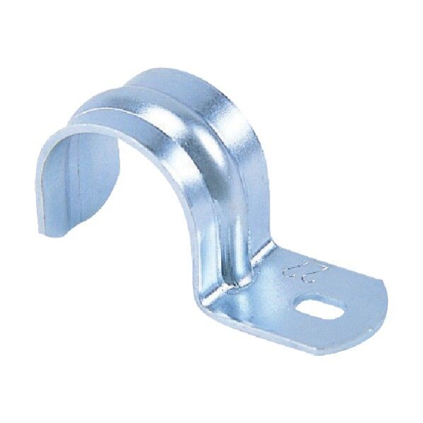 カクダイ 片サドルバンド 34ミリ×穴径(釘穴の径5.5/10ミリ) 6252-28 1点