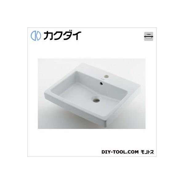 角型洗面器1ホール 10L #DU-0315550000 1点