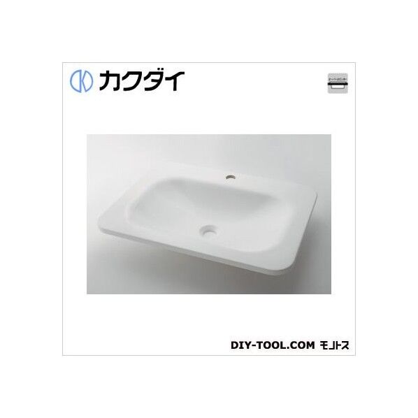 角型洗面器 ホワイト 7.5L #MR-493220W 1点