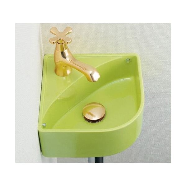 壁掛手洗器//イエローグリーン 黄緑(イエローグリーン) 493-150-YG 1点