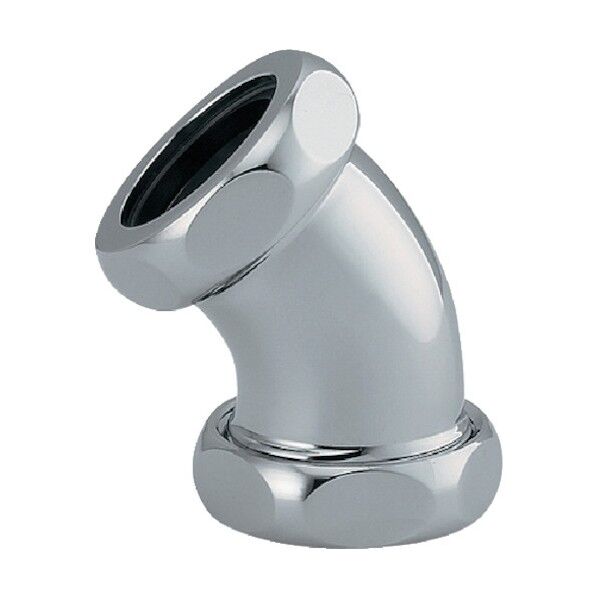 大小便器洗浄管継手 さしこみ45゜エルボ