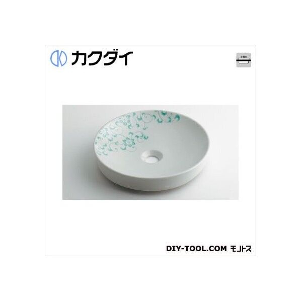 丸型手洗器 ペパーミント 493-097-GR 1点