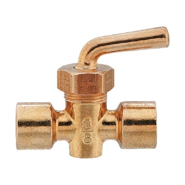 メートルコック 黄銅