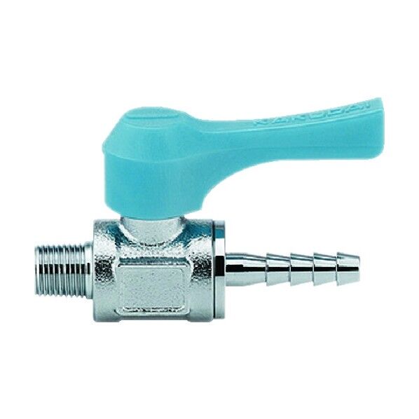 ミニチュアボールバルブ(黄銅) ホースニップル型