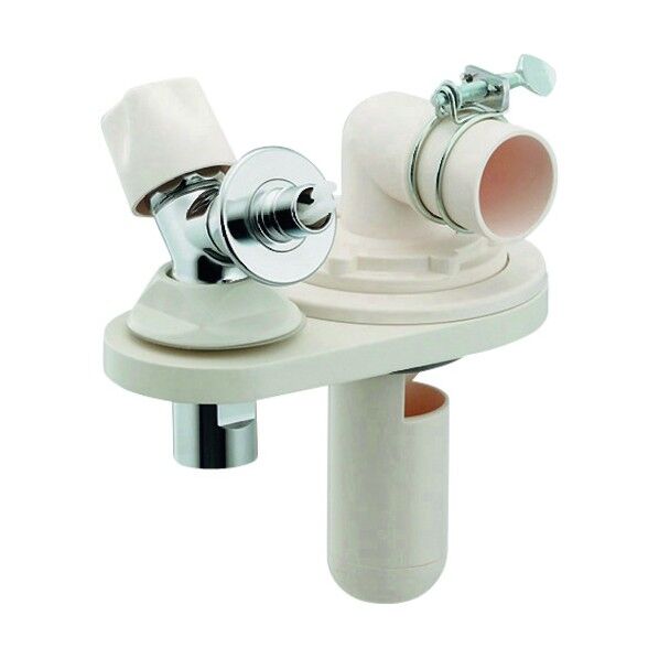 嵩上げ用洗濯機排水トラップ(水栓つき)