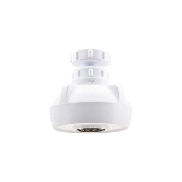 これエエやん キッチンシャワー 首振り式 (泡沫吐水・シャワー切替 節水 掃除も簡単 ) ホワイト GA-HK001 1点