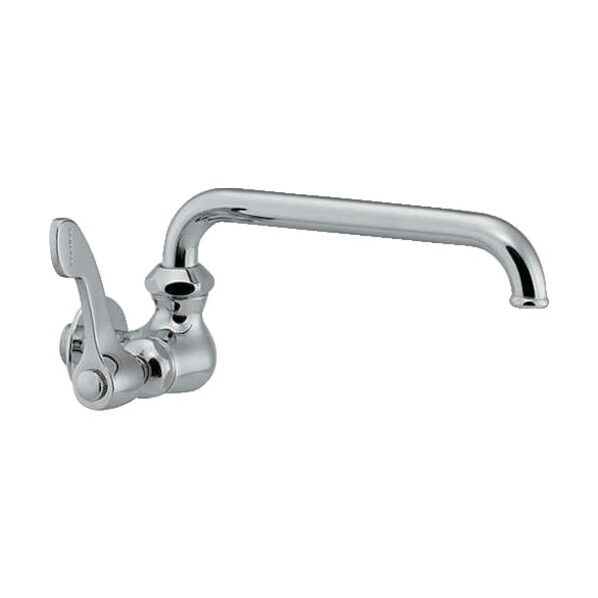 厨房用左ハンドル横形自在水栓