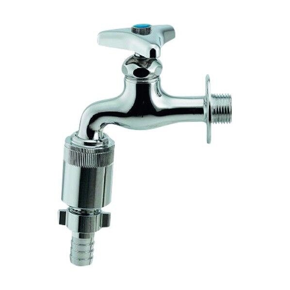 カップリング付き横水栓(バキュームブレーカ)