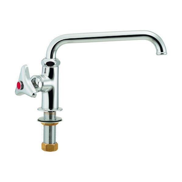 左ハンドル立形自在水栓