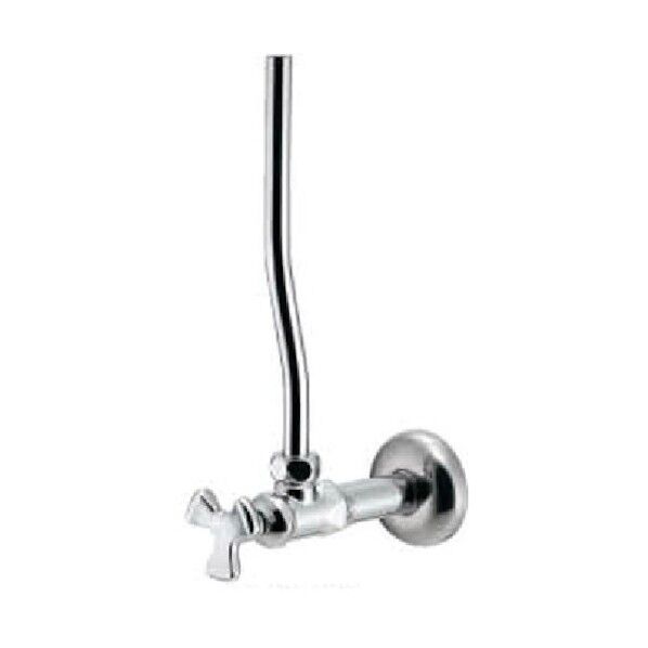 アングル形止水栓//クローム 705-710-13 1点