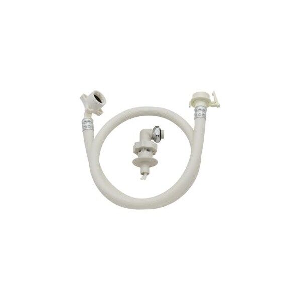 ホリダー・シモン自動洗濯機用給水ホースワンタッチ給水ジョイントセット オフホワイト 0.8m GA-LC008 1点