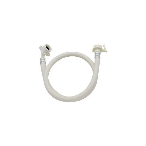 ヤータモン・カーチス自動洗濯機用給水ホースビス止め式ジョイントなし オフホワイト 0.8m GA-LC001 1点
