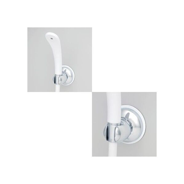 これカモ吸盤式シャワーフック角度調節お風呂に取付 GA-FP002 1点