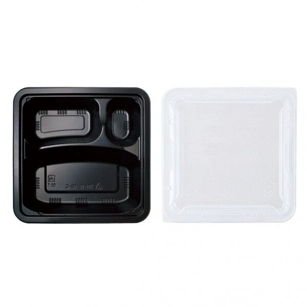 ワンウェイお弁当容器(蓋付・50セット) 耐熱