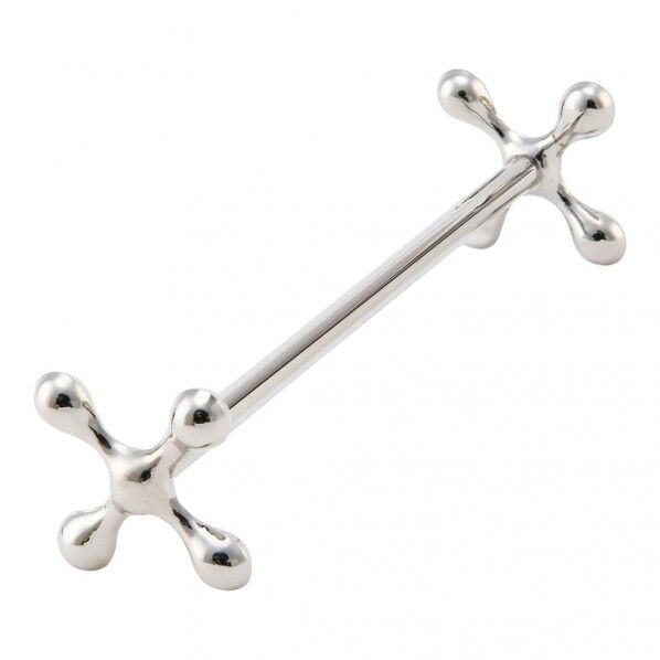 十字ナイフレスト(代用ロジウムメッキ)