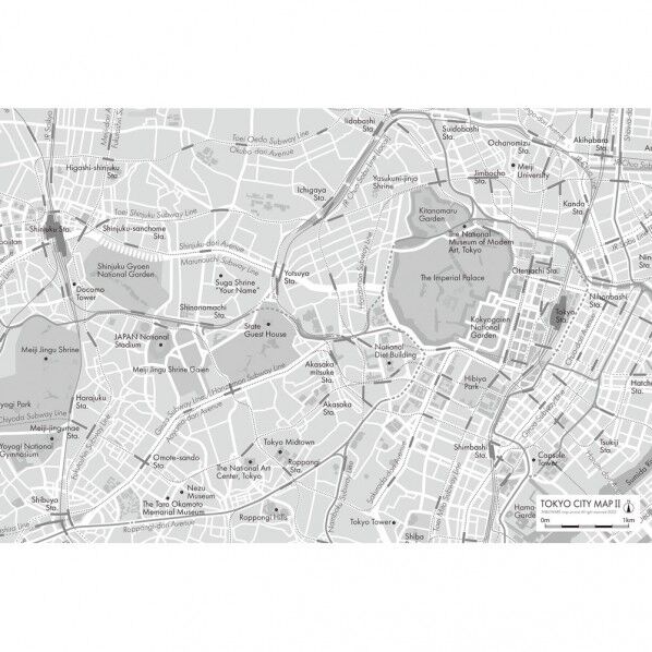 テーブルマット TOKYO MAP2