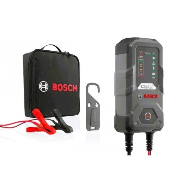 ボッシュ株式会社 バッテリー充電器(6V/12V用 モードセレクト・自動パルス充電 BBC-C30 1個