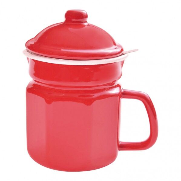 コージークックホーロー六角オイルポット