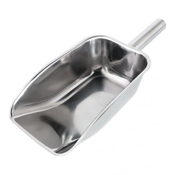 18-8パイプ柄粉スコップ(ミラー仕上)