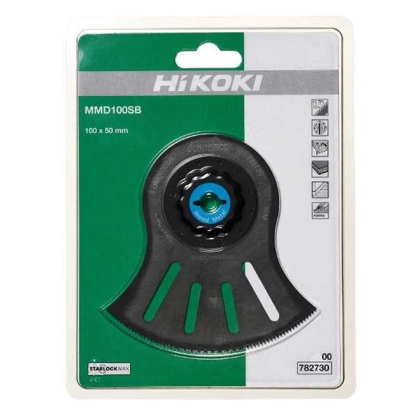 HiKOKI(ハイコーキ) マルチツール ブレード スターロックマックス 替刃 MMD100SB 刃幅100mm×50mm/厚さ0.8mm 0078-2730 1台