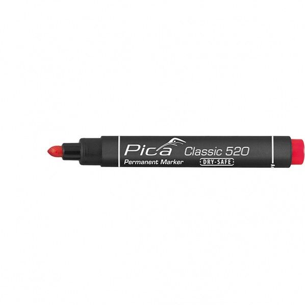Pica Classic パーマネントマーカー 1-4mm 赤 520/40/SB 1本